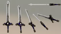 Doombringer Sword Low-poly  3D model