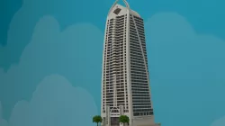 Dubai Arch Tower  3D model