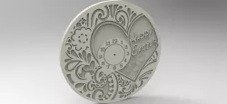 easter clock 3D model