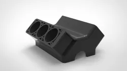 Engine Block V6 3D model