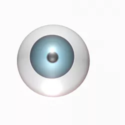 Eyeball Low-poly  3D model