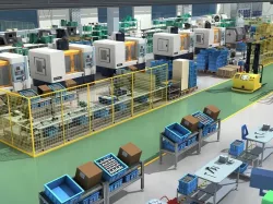  Factory Interior Scene  3D model