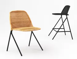 Feelgood designs Kaki chair and stool 3D model
