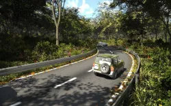Forest road in Blender 3D model