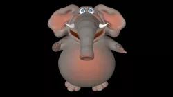 Funny Elephant 3D model