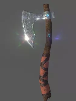 game ready axe Low-poly  3D model