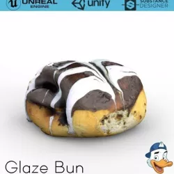 Glaze Bun 3D model