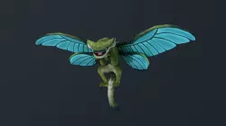 hand painted Dragon Low-poly  3D model