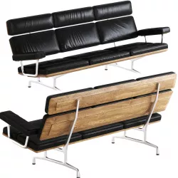 Herman Miller Eames Sofa 3D model