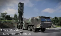 Hyeonmu2 launch vehicle 3D model