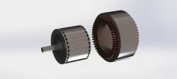 Induction Motor 30kW Electromagnetic Simulation