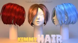 Kimmy Hair 3D model