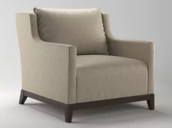 Kinkou Demi Wing Chair 3D model
