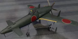 Kyushu J7W1 Shinden 3D model