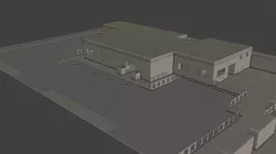 Layout 003 Restaurant Low-poly  3D model