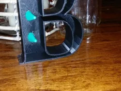 Letter "B" box
