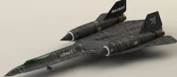 Lockheed SR 71 Blackbird Recon Craft