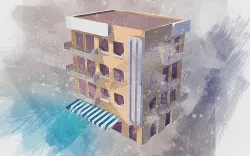 Low Poly Building Low-poly  3D model