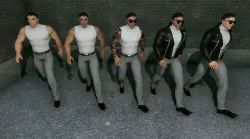 Mafia Men - Yakuza Boss Low-poly  3D model
