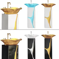 Maison Valentina Luxury Bathrooms Washbasin 3D model