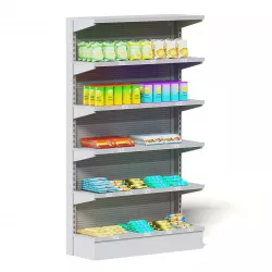 Market Shelf 3D Model - Snacks 3D model