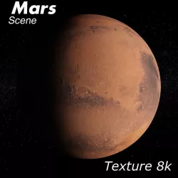 Mars Scene 3D model