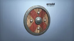 Medieval Shield LowPoly PBR Low-poly  3D model