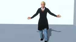 Medium Poly Anglo Male 1 Budget Extra Low-poly  3D model