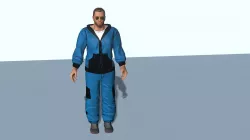 Medium Poly Baltic Male Low-poly  3D model