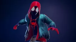 Miles Morales Hoodie RIGGED 3D model