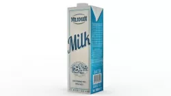 Milkman Milk Carton Low-poly  3D model