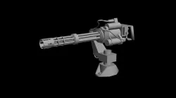 minigun  3D model