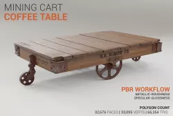 Mining Cart Coffee Table 3D model