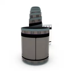 Motion Picture Film Roll 3D model