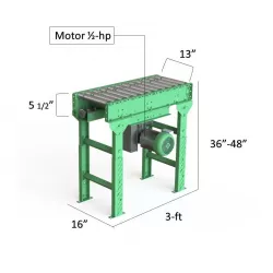 Motorized Roller Conveyor 3D model