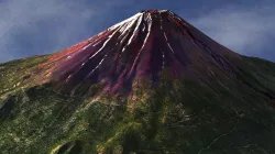 Mount Fuji - Low and High Poly Versions Low-poly  3D model