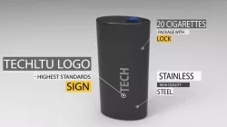 New Generation Cigarette Package with Lock 3D model