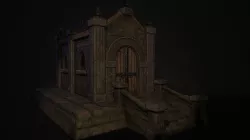 Old Crypt Low-poly  3D model