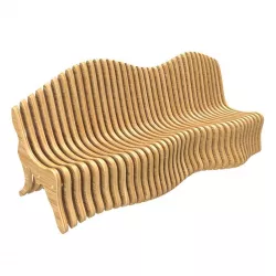 Parametric Bench 3D model