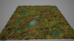 PBR seamless jungle swamp ground textures Texture