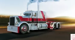 Peterbilt - 389 EXHD - Red 3D model