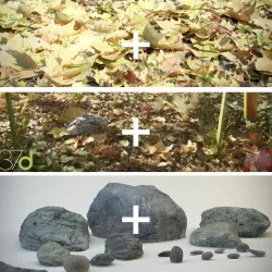 Photorealistic Ground Set  3D model