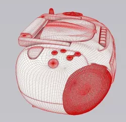 Proline Boombox CD1891  3D model