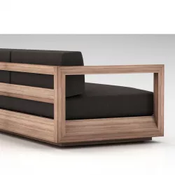 Restoration Hardware Paloma 72 Teak Sofa 3D model