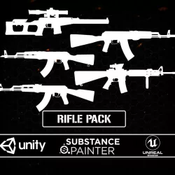 Rilfe FPS Pack Low-poly  3D model