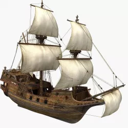 Sailboat 2 3D model