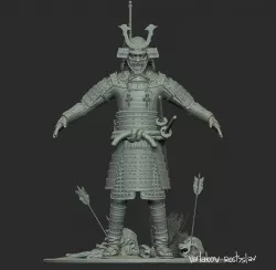 Samurai 3D model