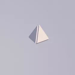 Sci Fi Object no 2 - Pyramid Sphere Torus 2019 Low Poly Low-poly  3D model