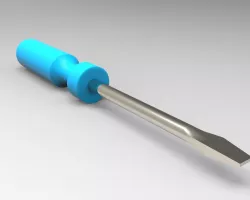 Screwdriver for Engineering Solidworks 3D model