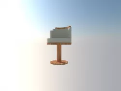 Simple Armchair Design 3D model